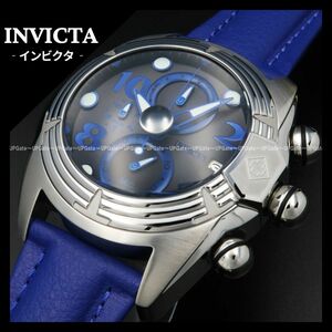 上品★クロノグラフ★ブルー INVICTA Lupah 43877　インビクタ　ルパ