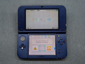 Newニンテンドー3DSLL 本体 メタリックブルー 任天堂 RED-001　new 3DS LL