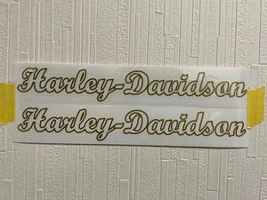  Harley Davidson cutting sticker No.6-1 Gold 