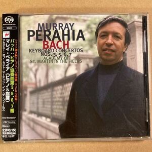 廃盤 SACDシングルレイヤー ペライア / バッハ : ピアノ協奏曲 第3番、5番、6番、7番　SIGC-9