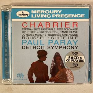 優秀録音 MERCURY LIVING PRESENCE SACDハイブリッド ポール・パレー / シャブリエ : 管弦楽曲集