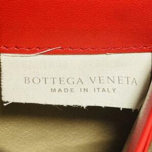 ★1円スタート★ ボッテガヴェネタ 長財布 ラウンドファスナー フラップ イントレチャート 赤 BOTTEGA VENETAの画像9