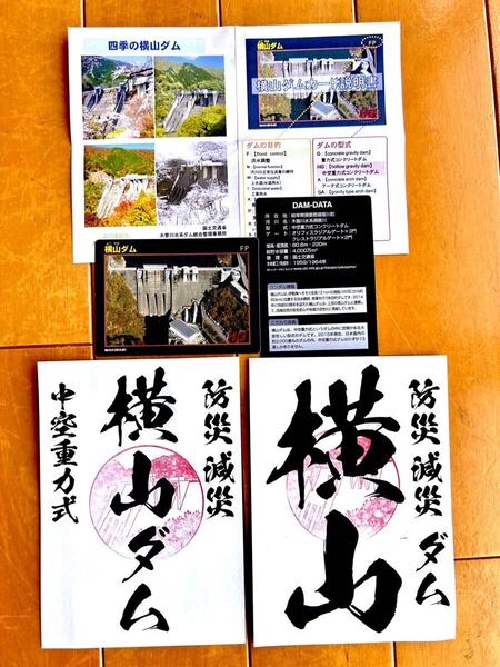 新品 非売品 徳山ダム 横山ダム ダム御朱印 ダムカード セット 貴重 レア コレクション 御朱印 ダム 収集 珍しい 希少 美品