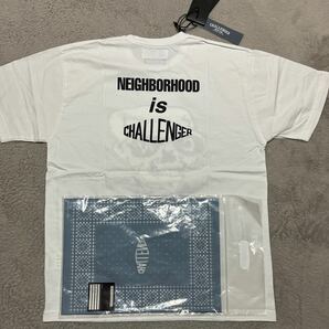 CHALLENGER NEIGHBORHOOD チャレンジャー ネイバーフッド tee tシャツ スカル XXL 2XL 東京インディアンズ rough riders 白 ホワイトの画像1