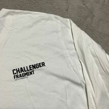 CHALLENGER FRAGMENT ロンt tee tシャツ XL 七分袖　チェックフラグ　チャレンジャー　フラグメント　東京インディアンズ　pocket _画像2