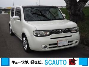 Nissan　Cube　ガラスルーフ　１オーナー　９万キロ　最上級グレード　１.５G　NavigationフルセグTV　Back camera　動画＆Buy Now特典Yes！