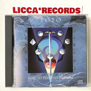 美盤 Toto Past To Present 1977-1990 US 1990 ORIGINAL CD Columbia CK45368 LICCA*RECORDS 534 良好なコンディション トト