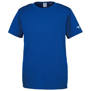 (ミズノ)MIZUNO トレーニングウェア Tシャツ 32JA6156[ユニセックス] XSサイズ　青　139-307★3　※3点まで送料1000円