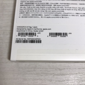 ★1円スタート Apple AirTag 1pack エアタグ 1個 MX532ZP/A 新品 未開封品 Apple製品 現状品 アップル アクセサリー ①の画像6