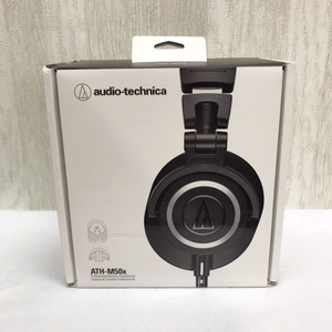 ★1円スタート オーディオテクニカ audio-technica ATH-M50x ブラック 中古品 現状品 保管品 ヘッドホン 音楽