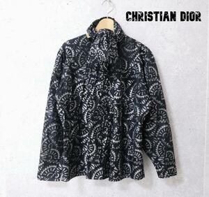 Хорошее качество Christian Dior Christian Dior Size M Silk x Nylon Bowtai no Color рубашка блузка с длинным рукавом черный