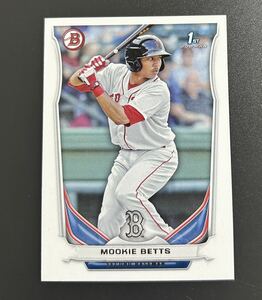 2014 Bowman Mookie Betts Red Sox 1st Bowman BP109 Dodgers MLB