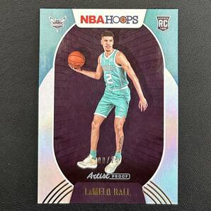 2020-21 Hoops Basketball NBA LaMelo Ball Hornets RC 25枚限定 Holo Artist Proof #223の画像1