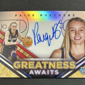 2023-24 Bowman's Best University Paige Bueckers 75枚限定 Auto Greatness Awaits UCONN GAA-PB Basketballの画像1