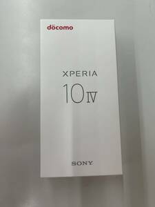 【新品未使用】Xperia10 Ⅳ docomo ドコモ 128GB 6GB ブラック SO-52C
