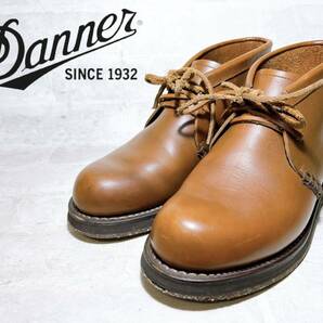【極美品】Danner ダナー 高級 チャッカブーツ 本革 肉厚レザー 茶 US8（約26cm） 高級紳士靴