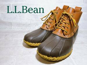 【極美品】L.L.Bean エルエルビーン ビーンブーツ ガムシューズ アウトドア ショートブーツ US9（約27cm）メンズ