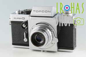 Topcon Super D + Carl Zeiss Jena Tessar T 50mm F/3.5 Lens #52532D4