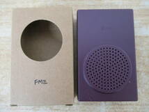 e10-3（FM3 Buddha Machine II 紫）ブッダマシーン2 箱付き 説明書 オーディオ 音響機器 動作未確認 ジャンク 現状品_画像1