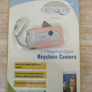 e10-2（VISTAQUEST VQ1005P キーチェーンカメラ）未開封品 ビスタクエスト Keychain Camera 1.3 Megapixel Digital 現状品の画像1