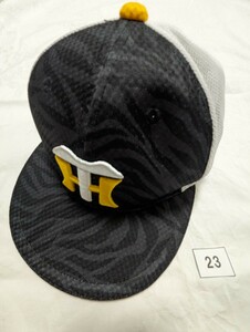 23, Hanshin Tigers / Cap, шляпа, черная серая сетка