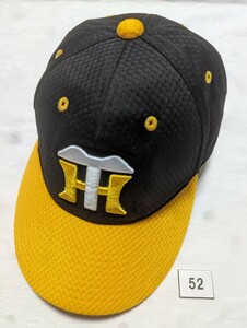 52, 阪神タイガース／キャップ、帽子、黒黄＋黄
