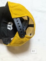 61, 阪神タイガース／キャップ、帽子、黄黒＋ライン_画像3