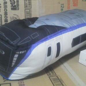 プラレール 特大サイズ ぬいぐるみ 約58cm 抱き枕 クッション 新幹線 電車 鉄道 東日本 E353系あずさの画像1