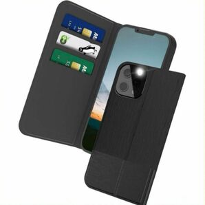 iPhone13ProMax 財布型 ケース 手帳型 カード収納 スタンド機能 ブラック スマホカバー iPhoneケース
