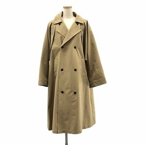 【新品】 SIWALY / シワリー | 2way Trench Coat ノースリーブロングベスト / トレンチコート ユニセックス | F | ベージュ