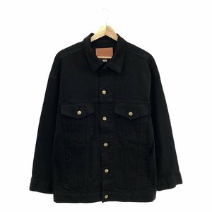 BED&BREAKFAST / ベッドアンドブレックファスト | Standard Big Black Denim Jacket デニムジャケット | USUAL | ブラック | レディース