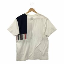 Coohem / コーヘン | SUMMER STRIPE TWEED T-SHIRT ニット切替 ポケットTシャツ | M | ホワイト | メンズ_画像4