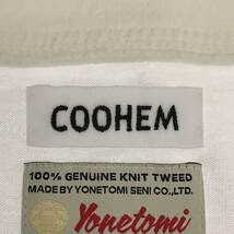 Coohem / コーヘン | SUMMER STRIPE TWEED T-SHIRT ニット切替 ポケットTシャツ | M | ホワイト | メンズ_画像5