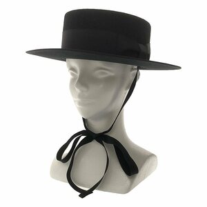 【美品】 foufou / フーフー | felt hat フェルトハット | ブラック | レディース