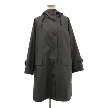 【美品】 MARGARET HOWELL / マーガレットハウエル | WATER PROOFED COTTON COATING ウォータプルーフコットン フーデッドモッズコート_画像1