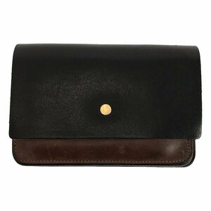 forme / フォルメ | Hand wallet combi Bridle ハンドウォレットコンビ ブライドル 財布 | Liscio black | レディース