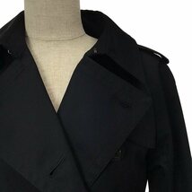 【美品】 AQUASCUTUM / アクアスキュータム | BASIC TRENCHCOAT LONG トレンチコート | 4 | ネイビー | レディース_画像2