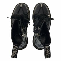 【美品】 Rick Owens / リックオウエンス | × Dr.Martens ドクターマーチンコラボ 1460 BEX DS RO レザー サイドジップブーツ_画像4