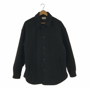 LOWNN / ローン | QUILTED SHIRT COAT ウール カシミヤ メルトン キルティング シャツ ジャケット ショートコート