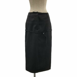 【美品】 JACQUEMUS / ジャックムス | 2023AW | VIRGIN WOOL MIDI SKIRT ロングスカート | 36 | ブラック | レディース