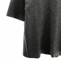 theory luxe / セオリーリュクス | RIBBLE NELS ウォッシャブルウール モックネック Tシャツ | 38 | グレー | レディース_画像3