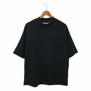 marka / マーカ | MOCK NECK - 50/-compact knit モックネック Tシャツ | 1 | ブラック | メンズ