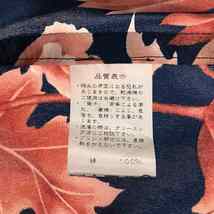 AUSTERE JAPAN KOROMO / オスティアジャパン衣 | シルク 花柄 和柄 オープンカラー アロハシャツ | S | ネイビー系 | メンズ_画像6