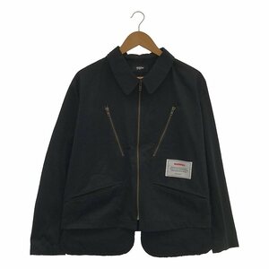 【美品】 MYne / マイン | net pocket military jacket ネットポケット ミリタリーブルゾン | M | ブラック | メンズ