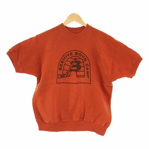 VINTAGE / ヴィンテージ古着 | 40s～50s フリーダムスリーブ 両面プリント 半袖スウェット Tシャツ | オレンジ | メンズ