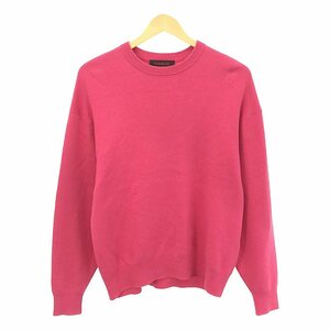 CABaN / キャバン | 2019AW | コットンカシミヤ クルーネックプルオーバー | S | フューシャピンク | レディース