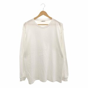 AURALEE / オーラリー | LUSTER PLAITING L/S TEE スーピマコットン プレーティング ロングスリーブTシャツ | 5 | ホワイト | メンズ