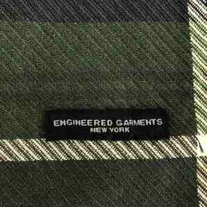 【美品】 Engineered Garments / エンジニアドガーメンツ | Button Shawl - Big Plaid Hv Flannelの画像5