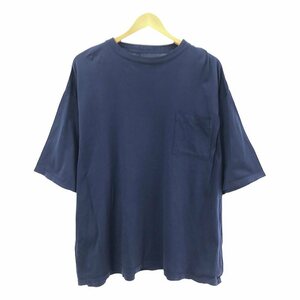 MARKAWARE / マーカウェア | ORGANIC SUPIMA BIG TEE オーガニック スーピマコットン ビックTシャツ | 3 | ブルー | メンズ