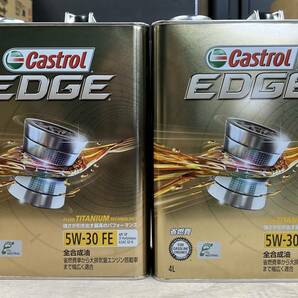 数量限定！！【8L】 CASTROL EDGE 5w30 4L/2缶 API SP/GF-6 CF Performance カストロール エッジ 省燃費 エ②の画像1